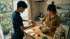 サーディン缶はオイルごと使う—ひよこ豆と野菜で15分のごちそうサラダ